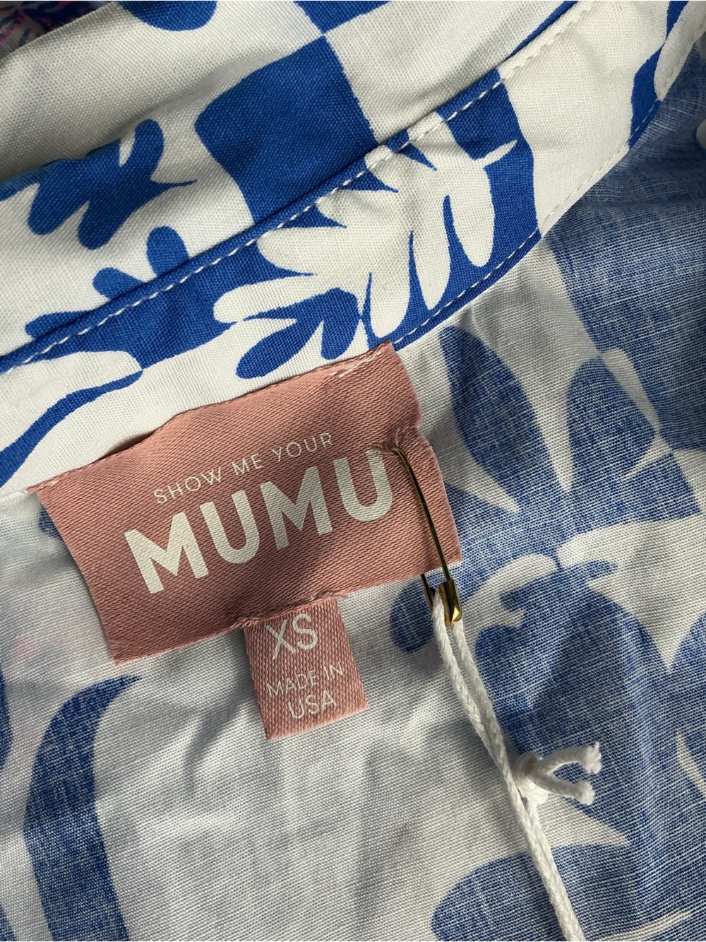 NWT Show Me Your Mumu Parker Button Down Santorini Escape Floral Shirt XS - Picture 5 of 10